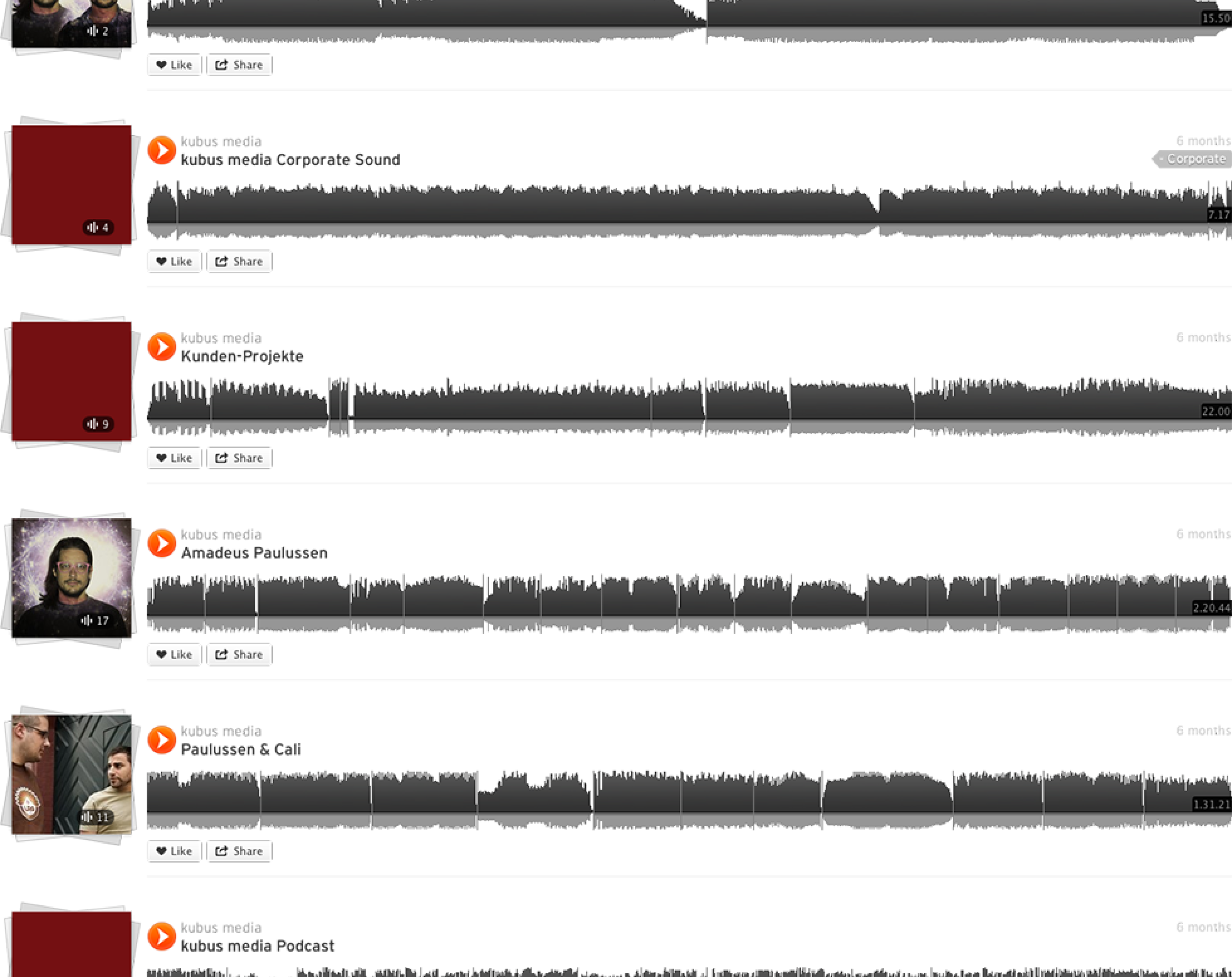 SoundCloud, kubus media