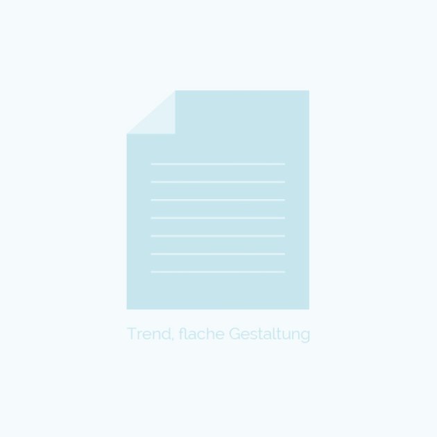 Flache Gestaltung, Trend Flache Gestaltung, Trend