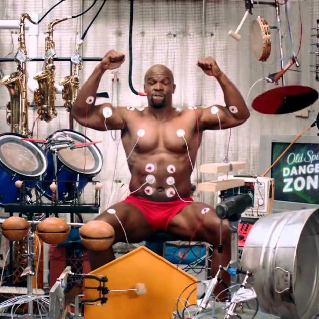 Old Spice Muscle Music, Terry Crews Old Spice Muscle Music, Terry Crews