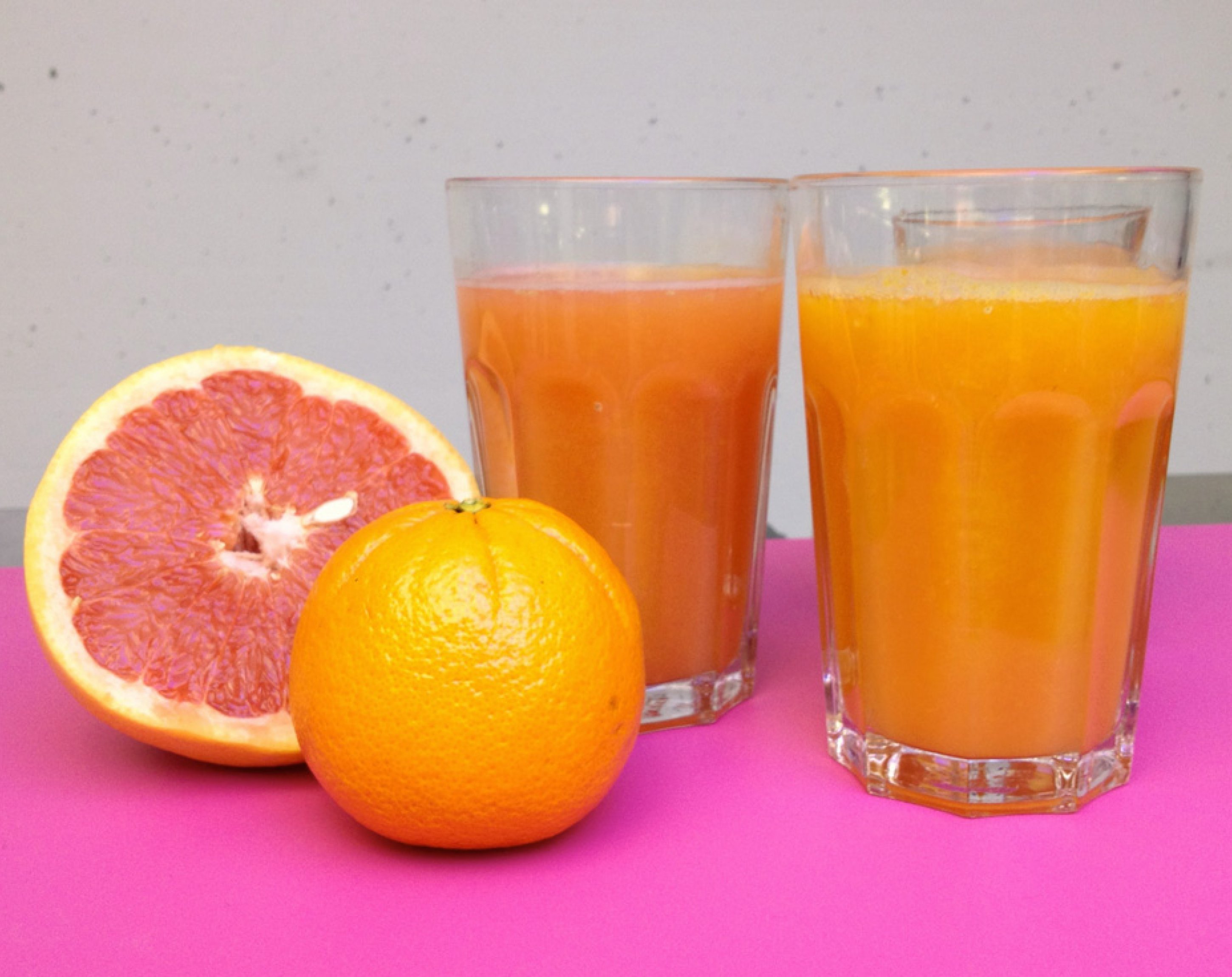 Immer wieder, frische Säfte