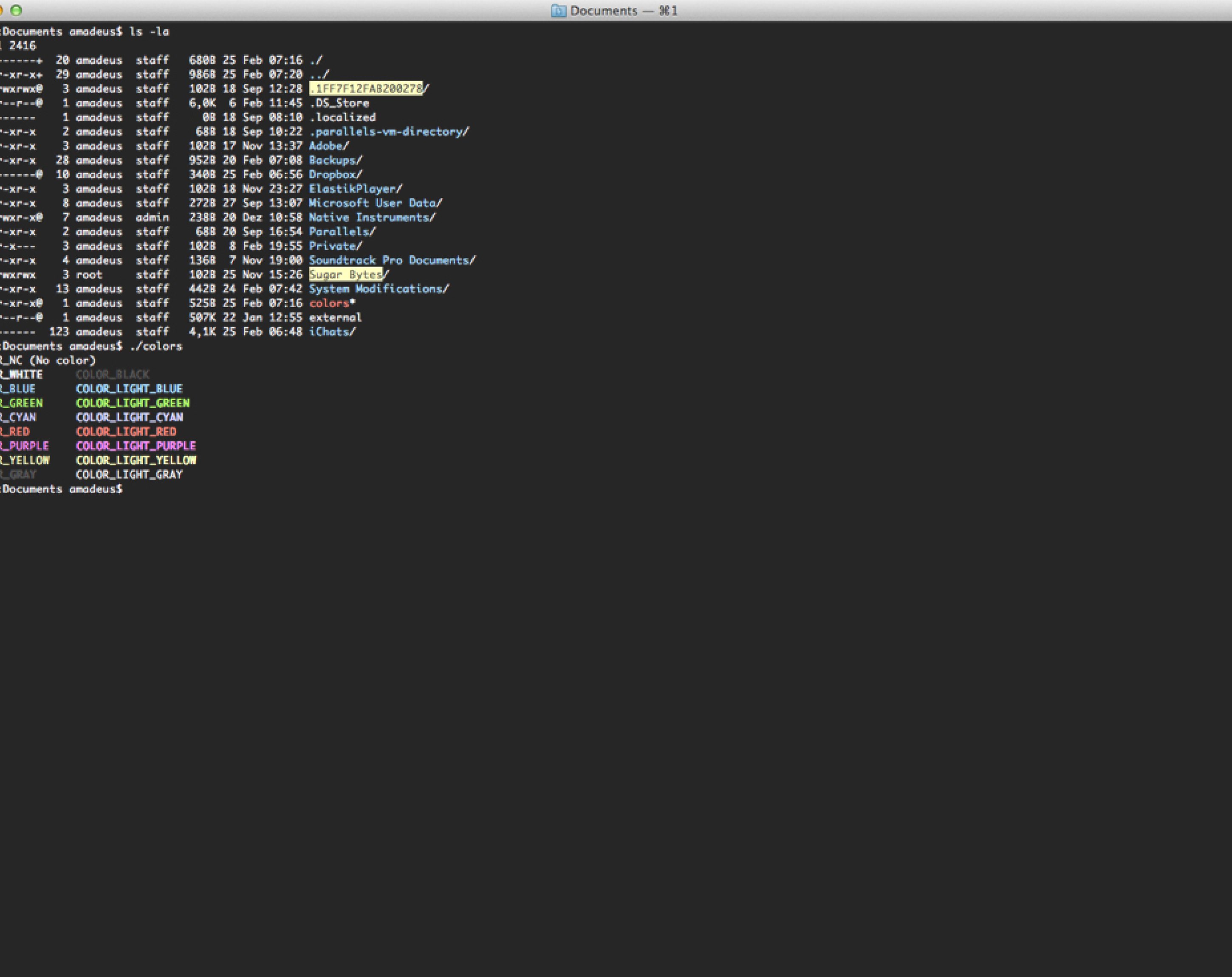 Terminal, in schön Terminal, in schön