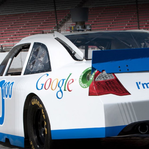 Autonomer NASCAR-Rennwagen, Google Autonomer NASCAR-Rennwagen, Google